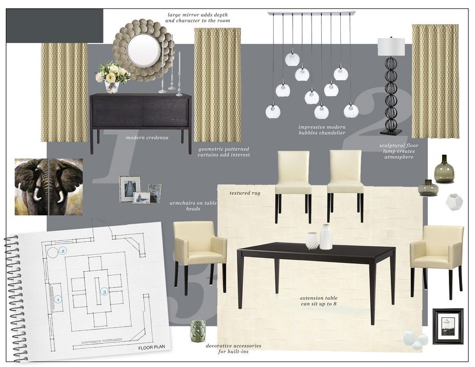 Online Designer Dining Room Interior Design Ideas