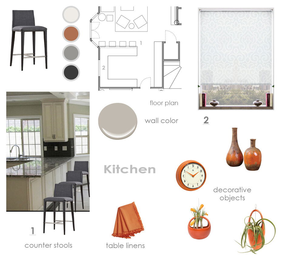 Online Designer Kitchen Moodboard