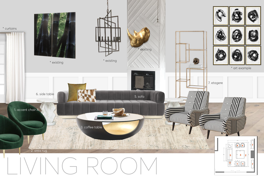 Online Designer Living Room Interior Design Ideas