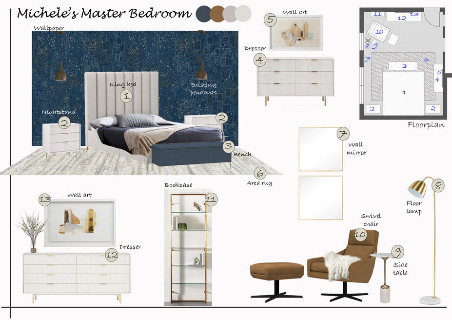 Online Designer Bedroom Interior Design Ideas