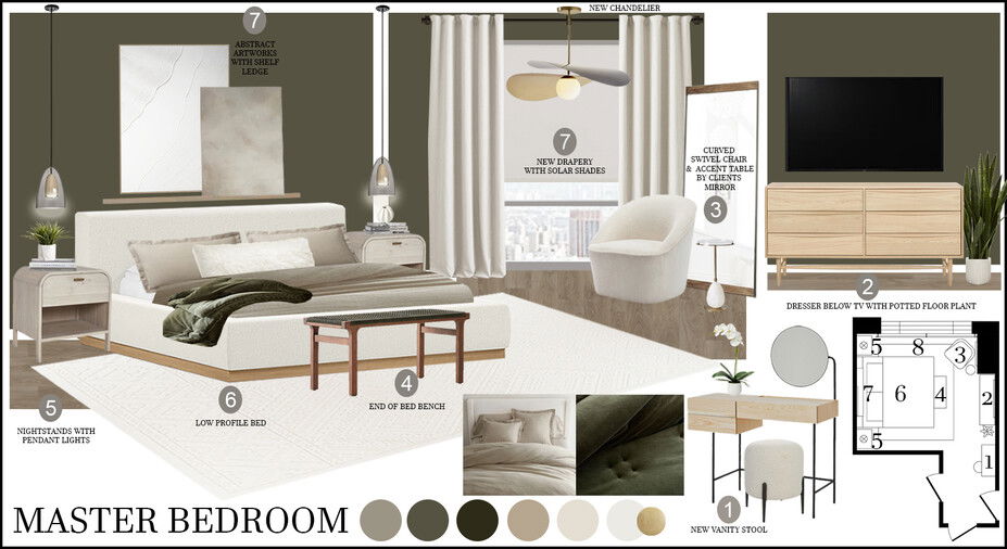 Cozy Modern Bedroom Renovation | Decorilla