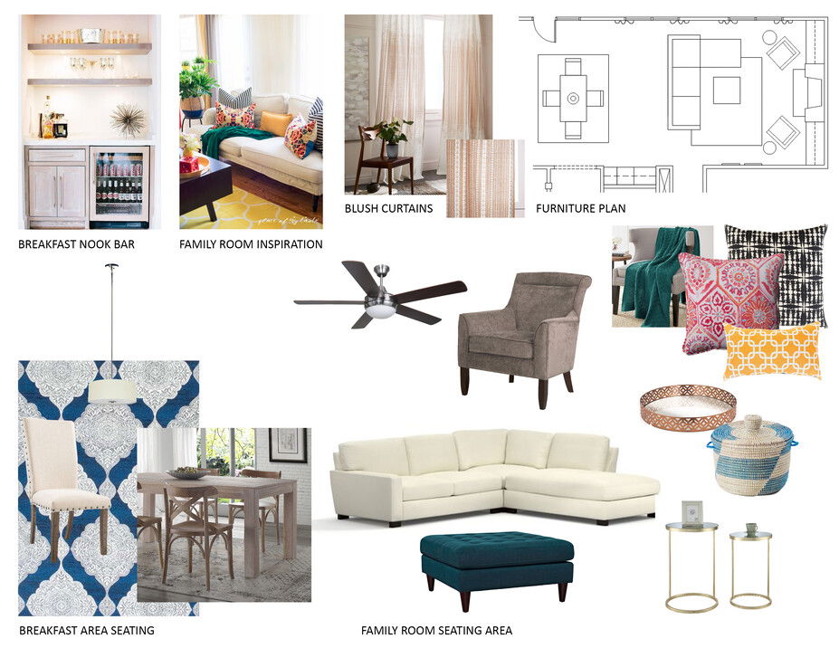 Online Designer Combined Living/Dining Interior Design Ideas