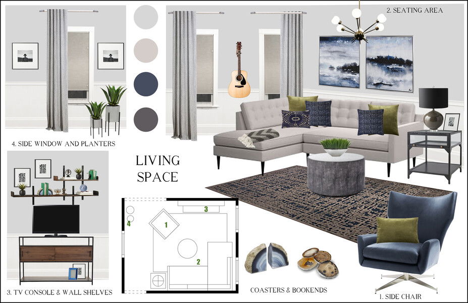 Online Designer Living Room Interior Design Ideas