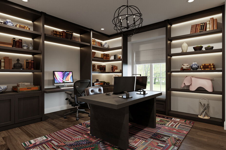 Office  by Charlotte North Carolina Interior Designers