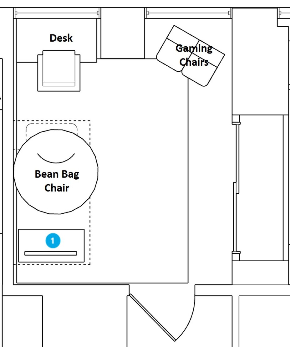 Online Designer Bedroom Floorplan