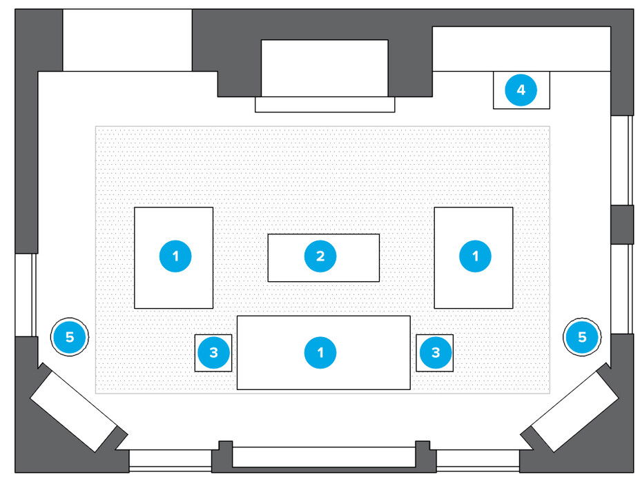 Plano de hogar/oficina pequeña del diseñador en línea