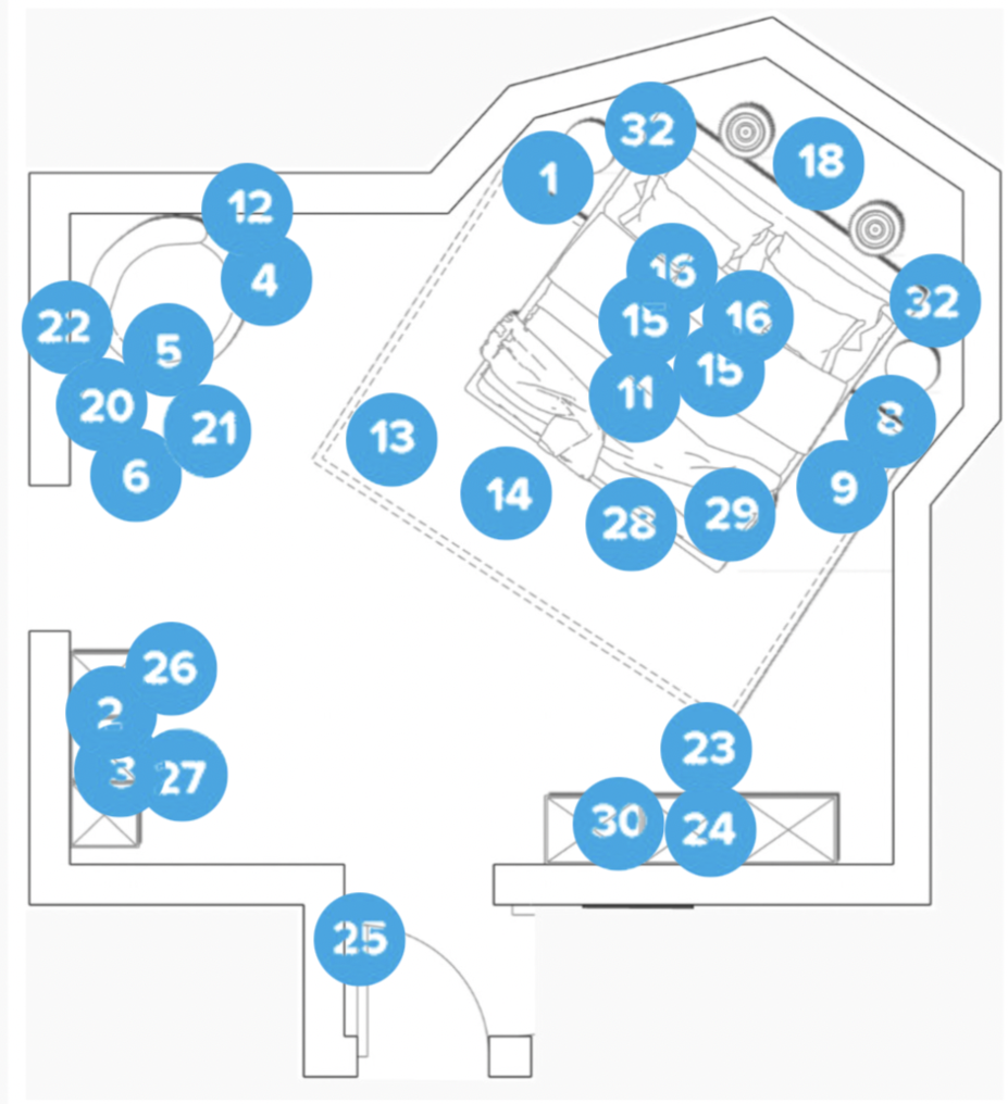 Online Designer Bedroom Floorplan