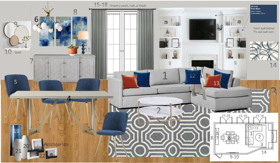 Online Designer Living Room Interior Design Ideas