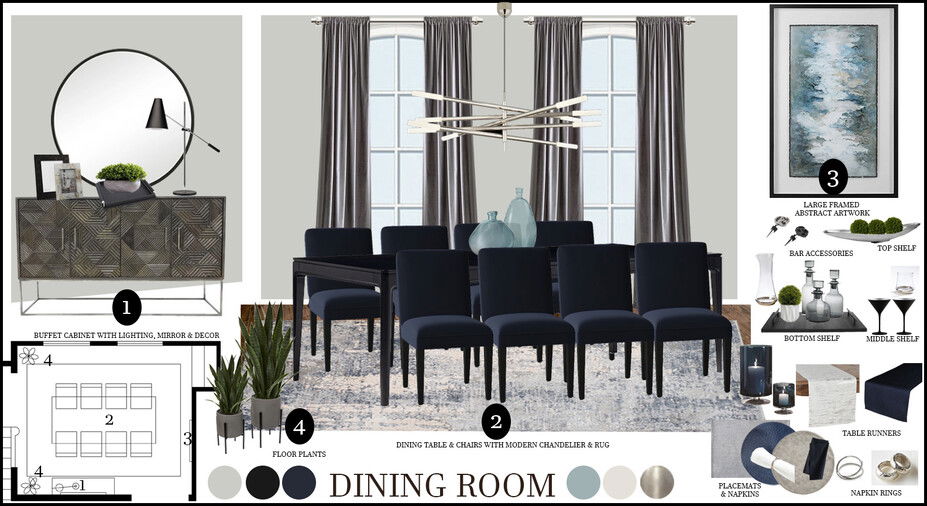 Online Designer Dining Room Interior Design Ideas