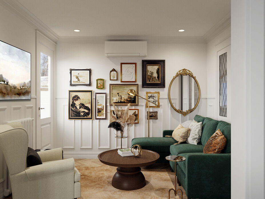 Online Designer Combined Living/Dining 3D Model