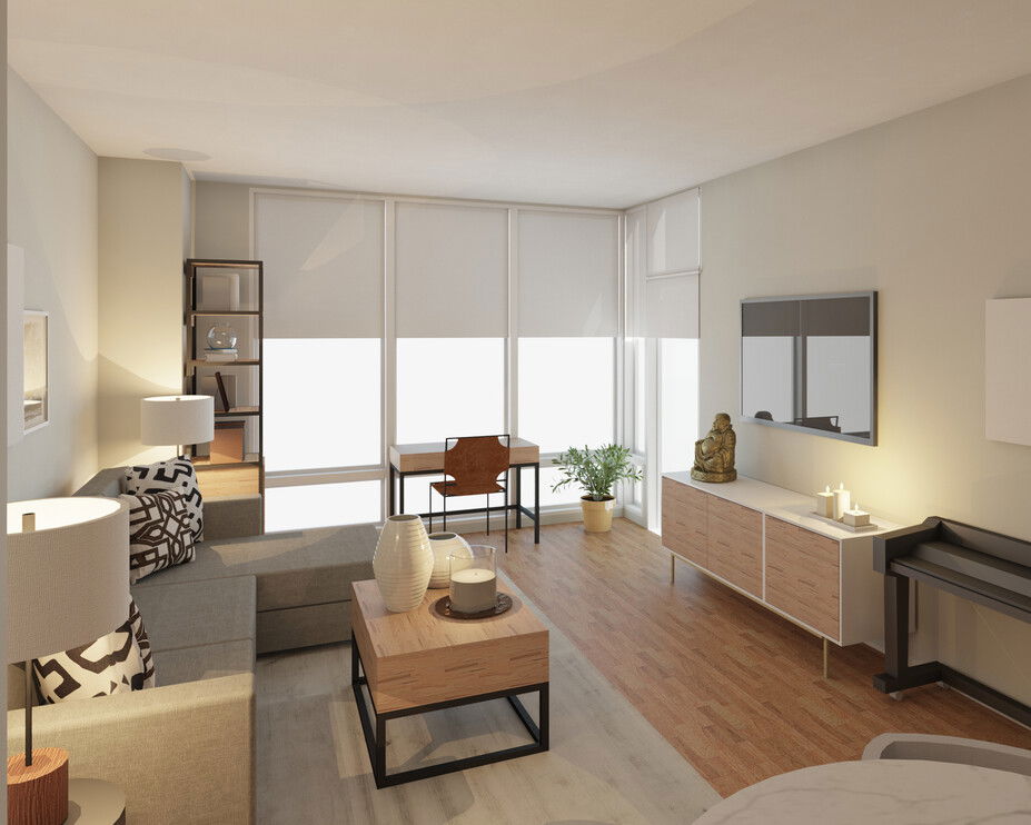 Online Designer Combined Living/Dining 3D Model