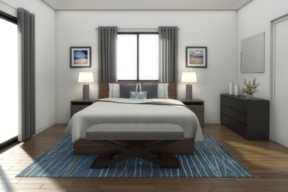 Online Designer Bedroom 3D Model