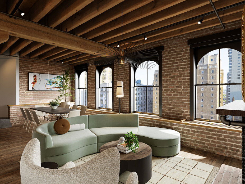 Online Designer Combined Living/Dining 3D Model