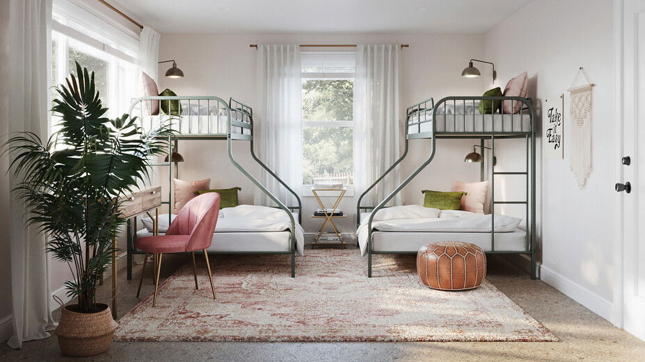 Online Designer Bedroom 3D Model