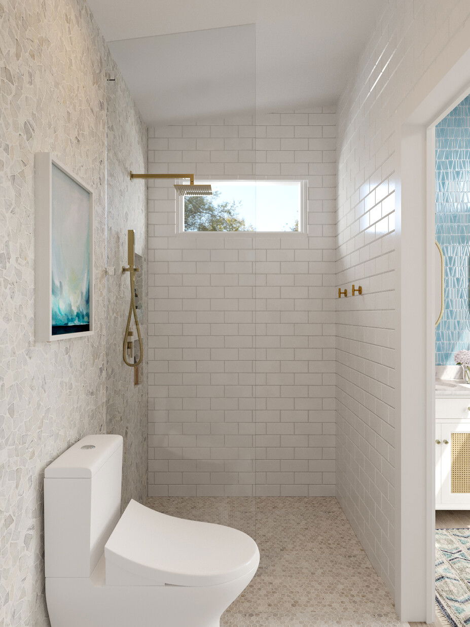 Small Pool House with a Bathroom | Decorilla