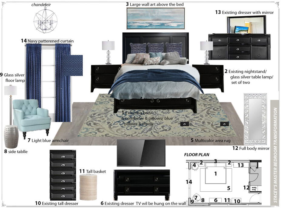 Online Designer Bedroom 3D Model