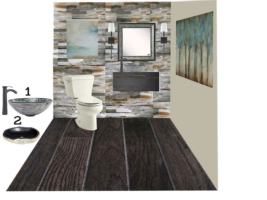 Online Designer Bathroom 3D Model