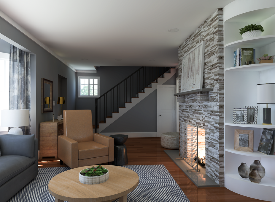 Online Designer Living Room 3D Model