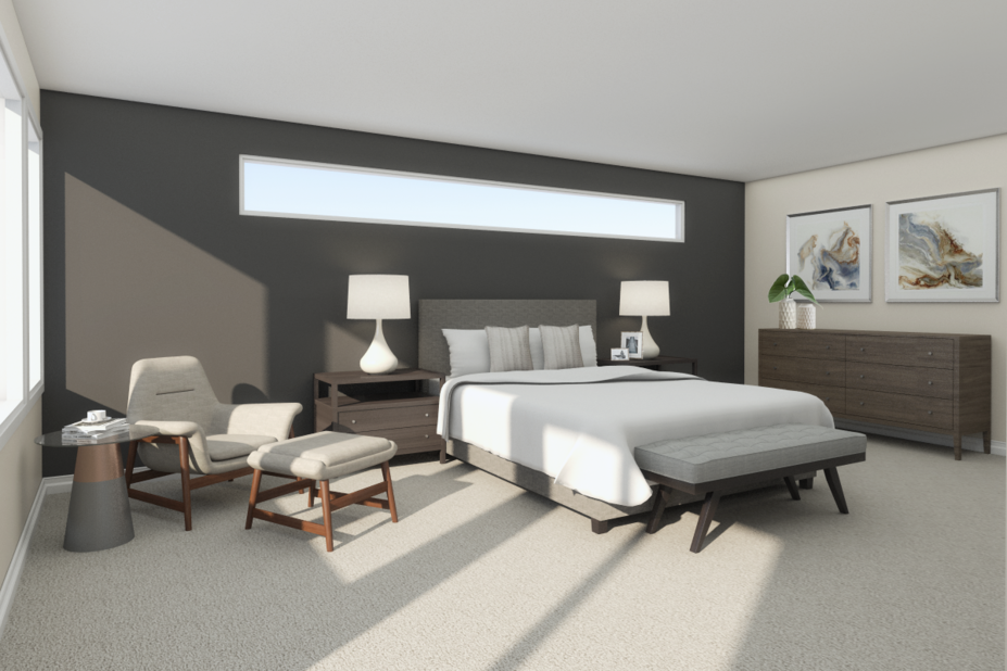 Online Designer Bedroom 3D Model