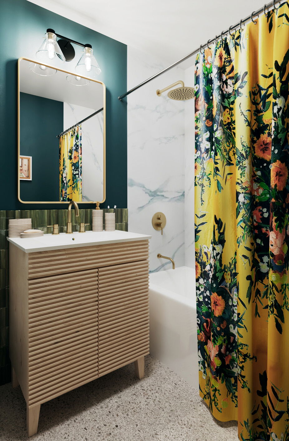 Online Designer Bathroom 3D Model