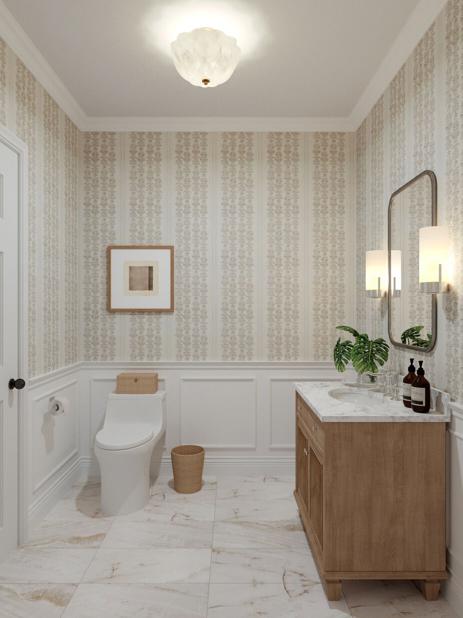 Online Designer Bathroom 3D Model