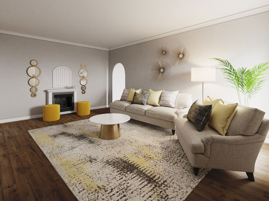 Online Designer Living Room 3D Model