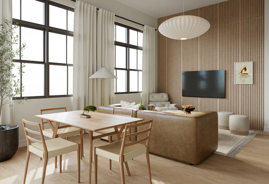 Online Designer Combined Living/Dining 3D Model