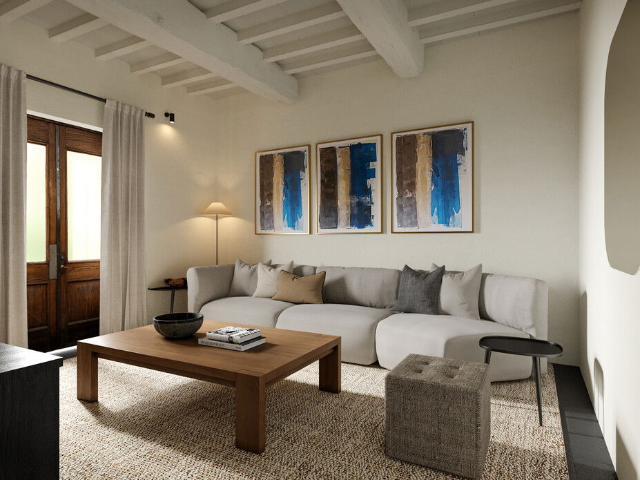Online Designer Living Room 3D Model