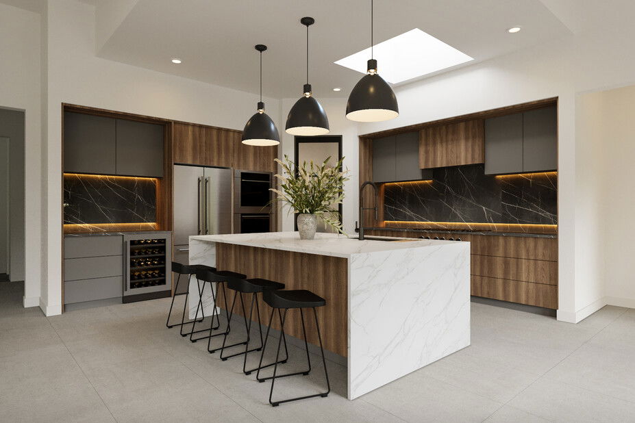 Sleek Modern Kitchen & Bathroom Design | Decorilla