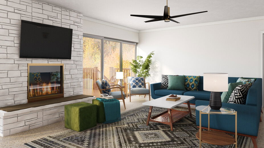 Online Designer Living Room 3D Model