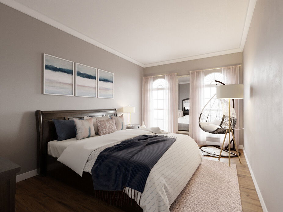 Online Designer Bedroom 3D Model