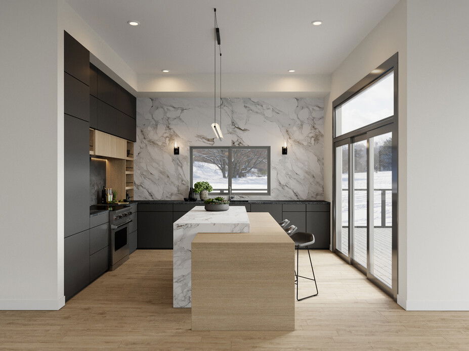 Online Designer Kitchen 3D Model