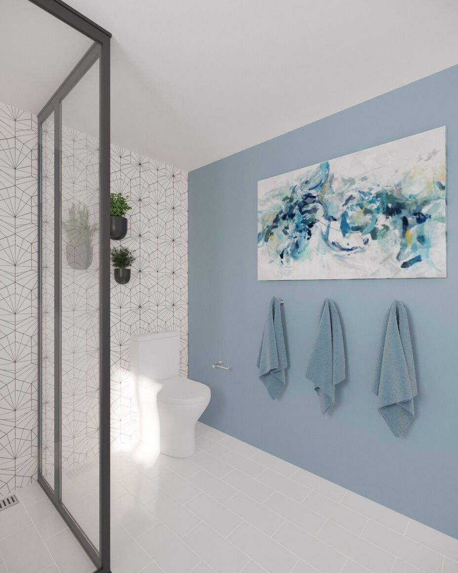 Online Designer Bathroom 3D Model