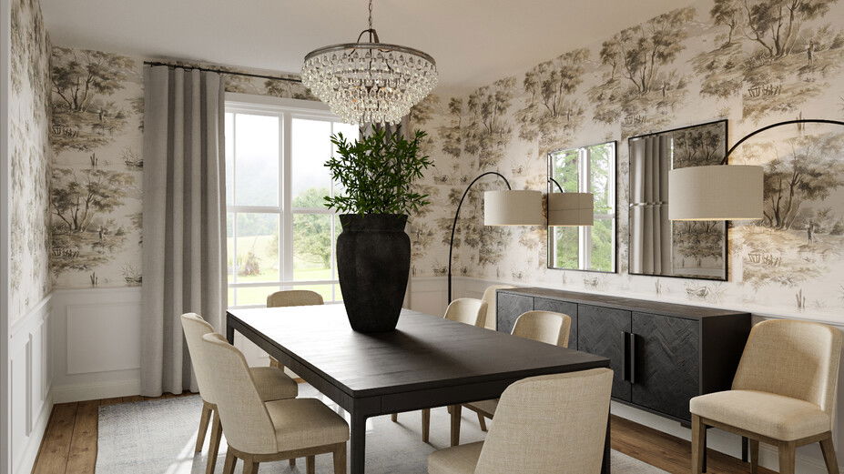 Online Designer Dining Room 3D Model