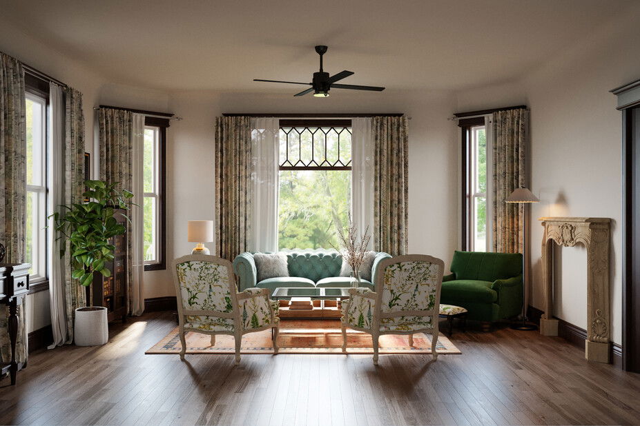 Online Designer Combined Living/Dining 3D Model