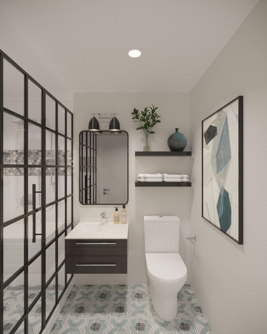 Online Designer Bathroom 3D Model