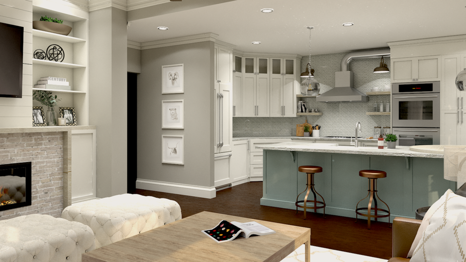 Online Designer Kitchen 3D Model