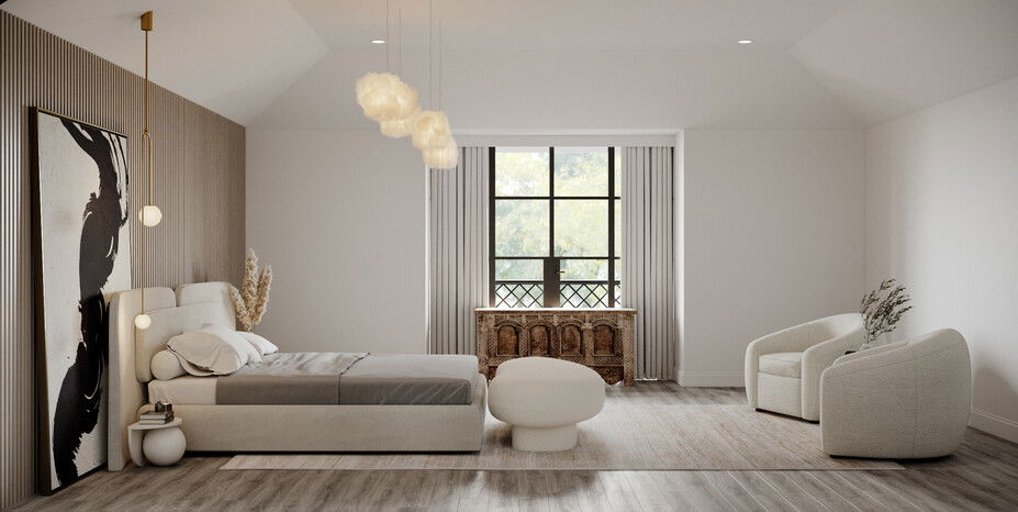 Online Designer Bedroom 3D Model
