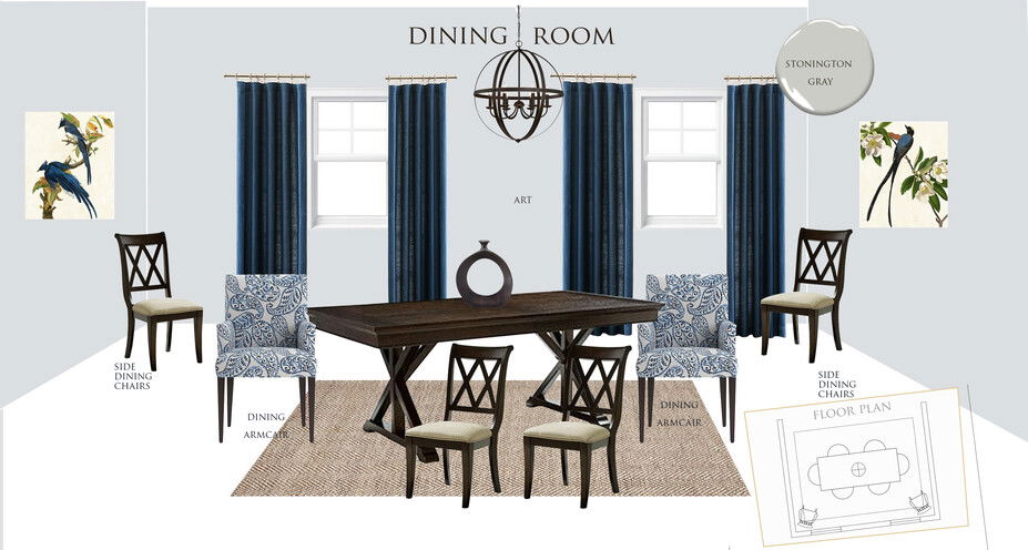 Online Designer Dining Room 3D Model