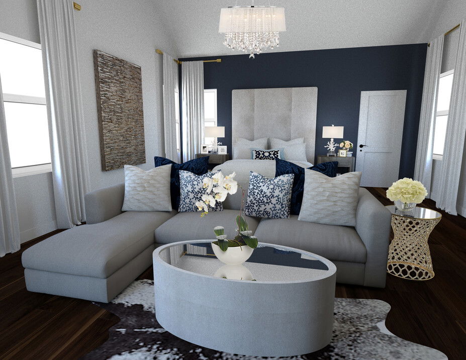Online Designer Bedroom 3D Model
