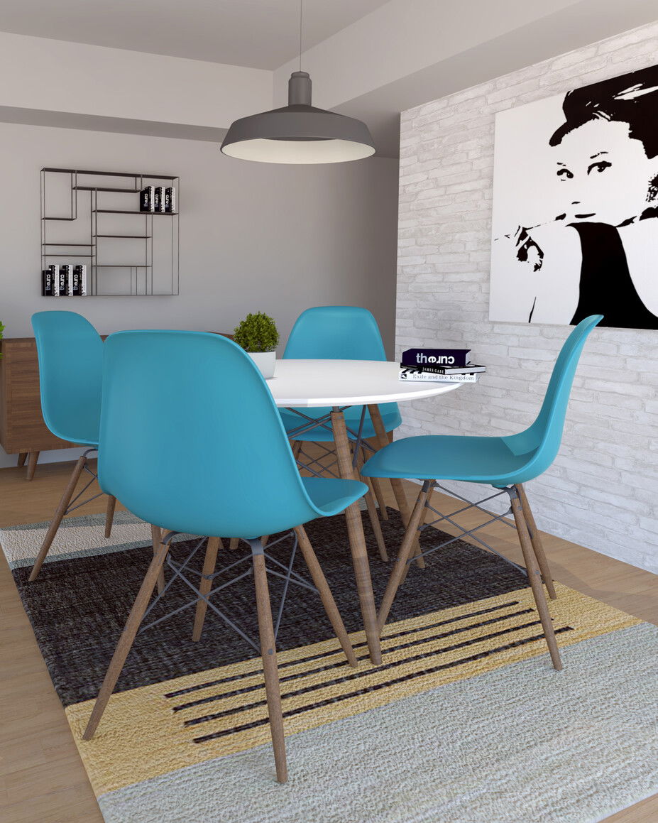 Online Designer Dining Room 3D Model
