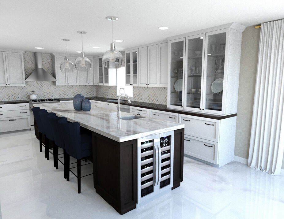 Online Designer Kitchen 3D Model