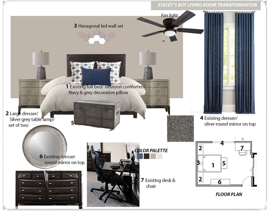 Online Designer Dining Room 3D Model