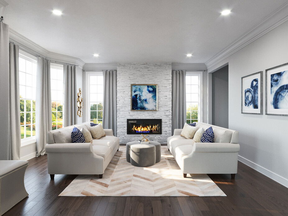 Online Designer Combined Living/Dining 3D Model