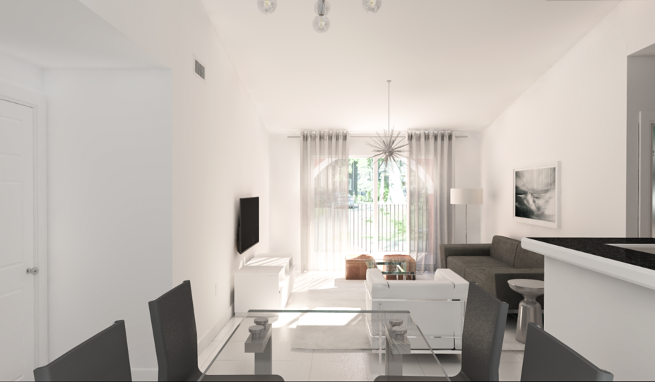 在线设计师合并生活/餐饮3D模型
