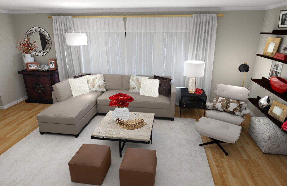 Online Designer Living Room 3D Model