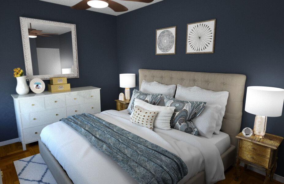 Online Designer Bedroom 3D Model