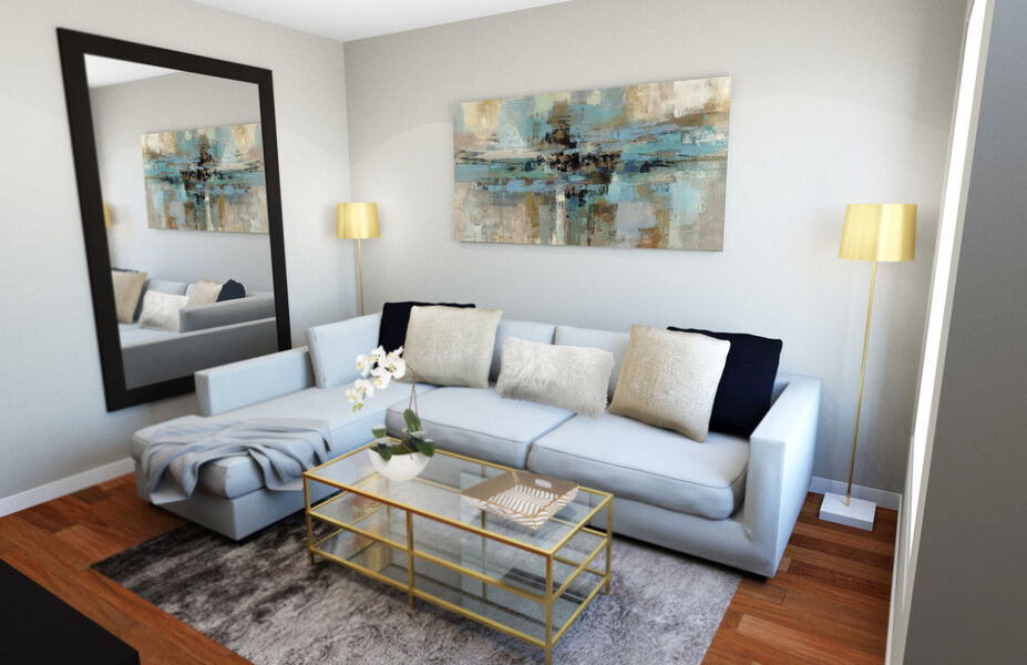 Online Designer Combined Living/Dining 3D Model