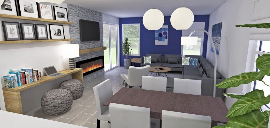 Online Designer Living Room 3D Model