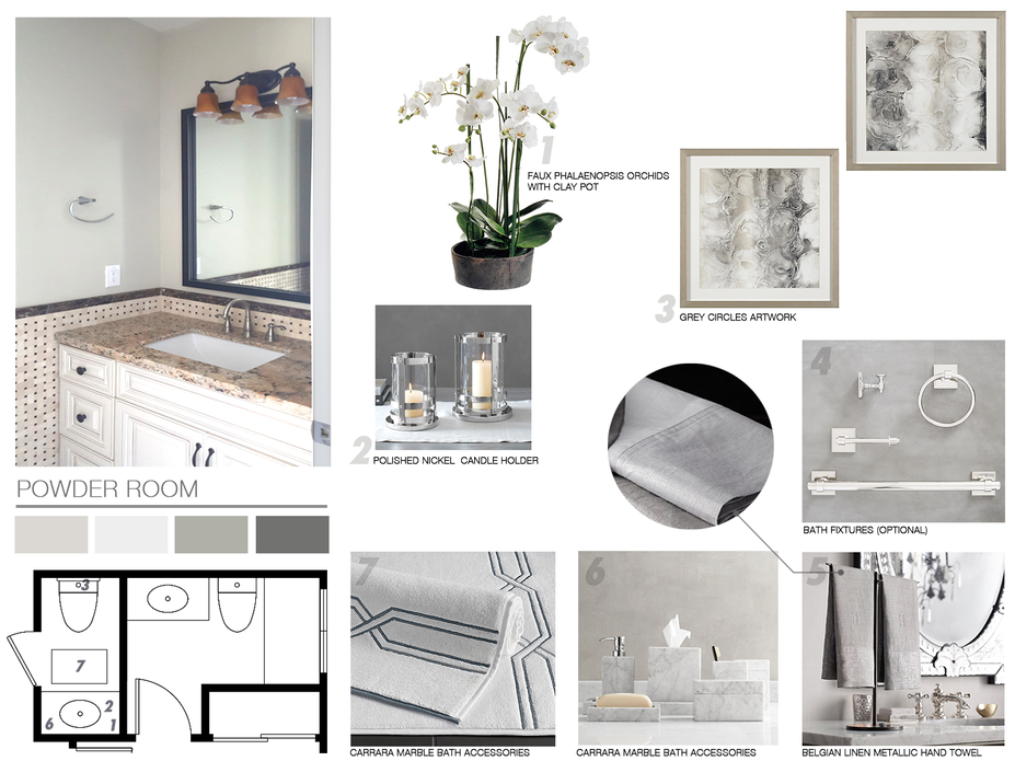 Online Designer Bathroom 3D Model